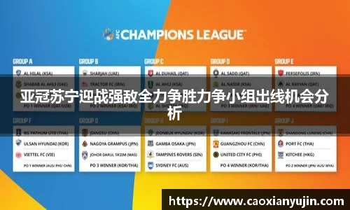 亚冠苏宁迎战强敌全力争胜力争小组出线机会分析